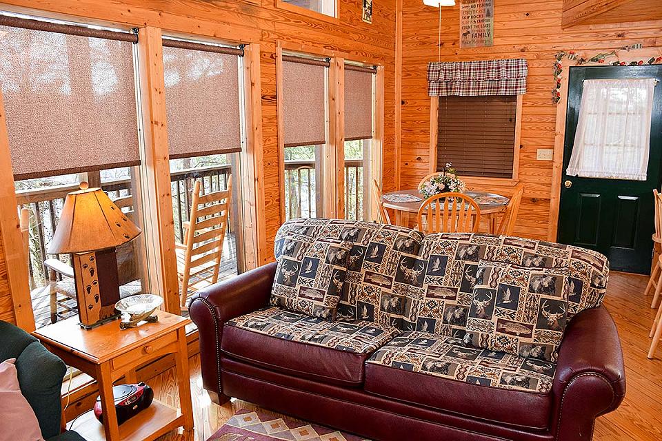 Stay in a cabin this winter.