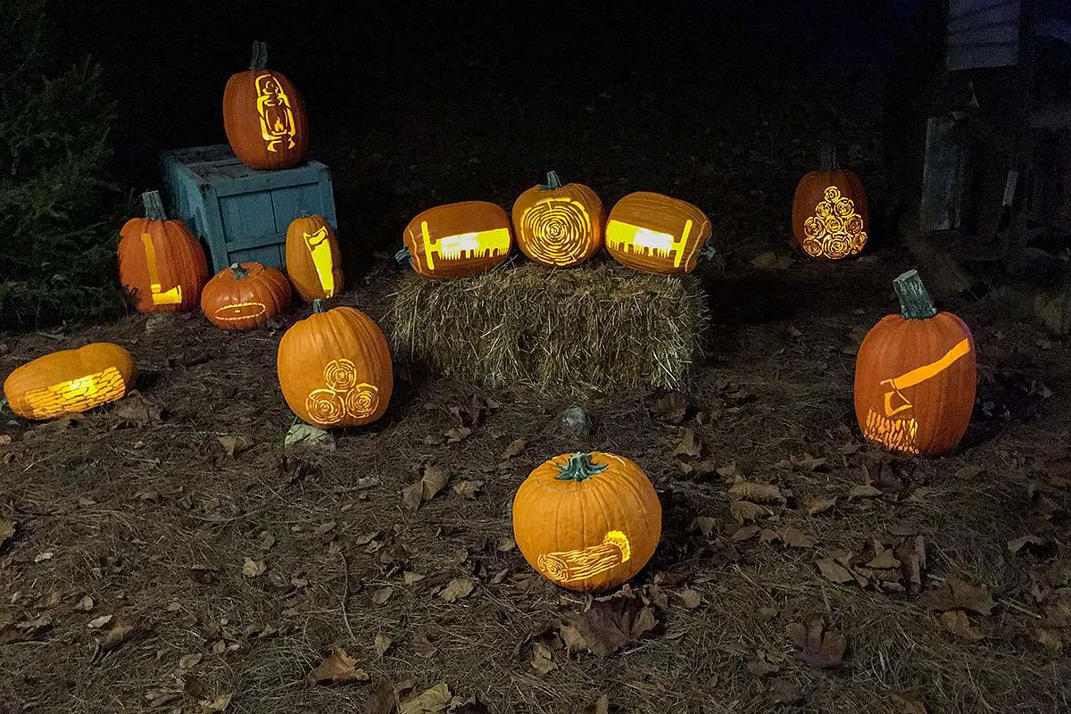 All kinds of pumpkins at Dollywood