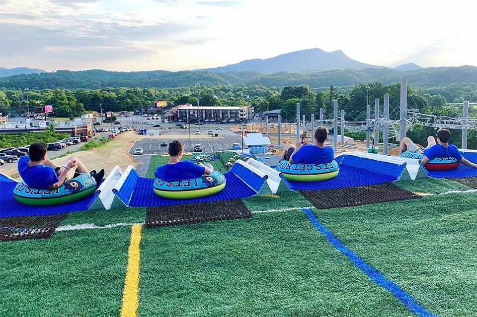 Year round tubing at Rowdy Bear Pigeon Forge