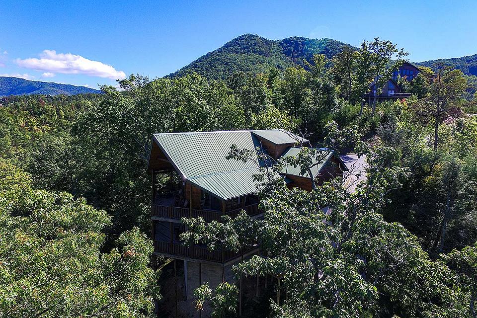 Stay in a mountain cabin this weekend.