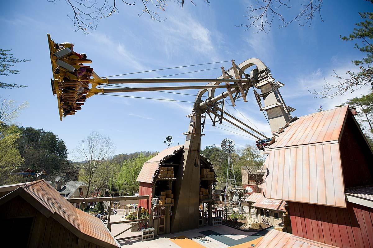 Real thrill ride at Dollywood.