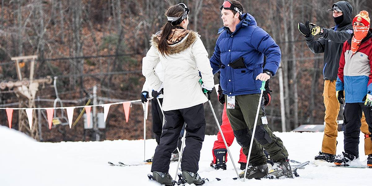 Try skiiing or snow boarding in the mountains.