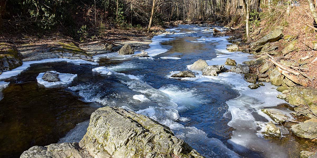 In Winter, sometimes things get frozen in time or ice.