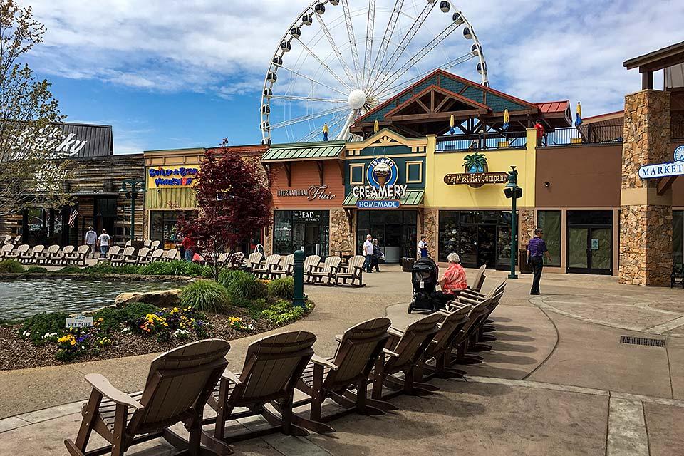Lots of family fun at The Island.
