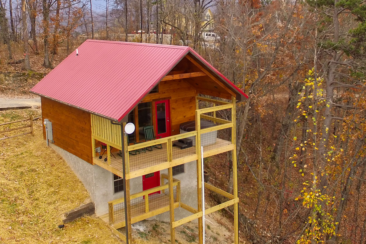 Exterior view of cabin